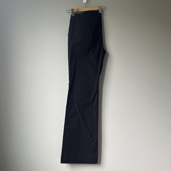 Gap Stretch Y2K mid-rise Chino Straight legs pants in Black size Tall 12L - Picture 6 of 8